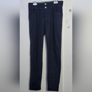 Women's Fleece Lined leggings Stretch Warm Thermal stretch fabric Jeans looking